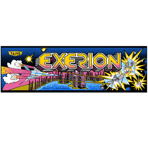 Exerion Arcade Marquee - Escape Pod Online