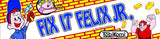 Fix It Felix Arcade Game Marquee - Escape Pod Online