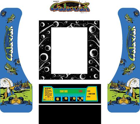 Galaxian Arcade1Up Partycade Decal Kit - Escape Pod Online