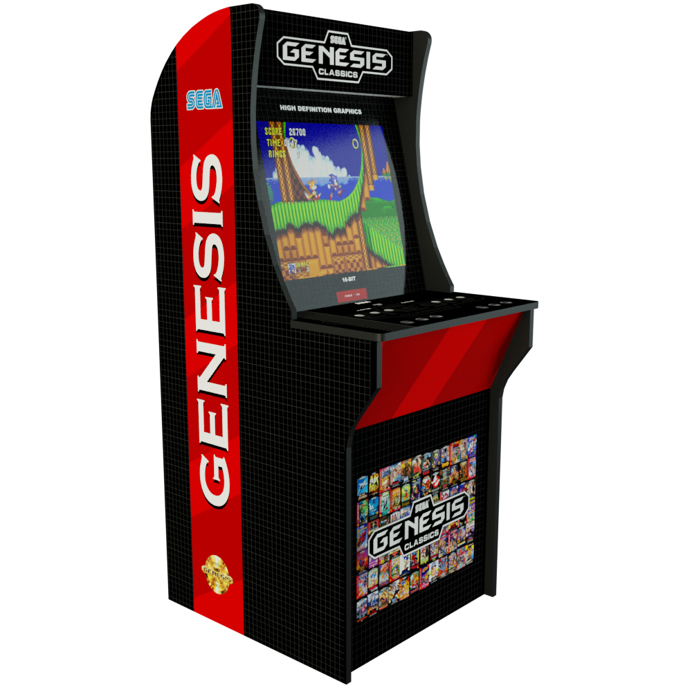 Arcade1Up - Sega Genesis Art Kit – Escape Pod Online
