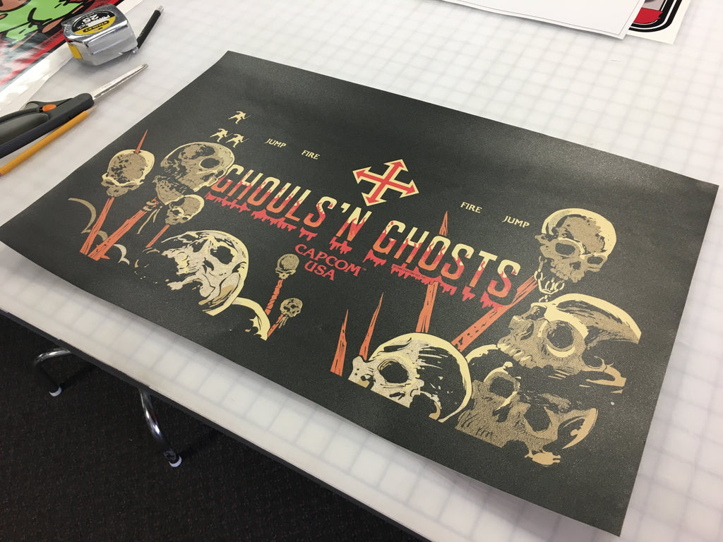 Ghouls 'n Ghosts CPO - Control Panel Overlay - Premium 3M Film