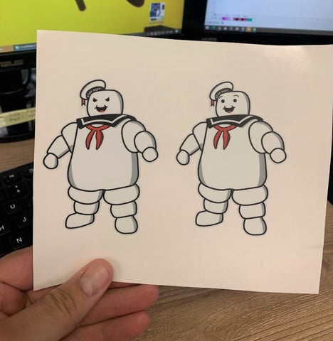 Stay Puft Marshmallow Man Sticker - Escape Pod Online