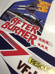 AfterBurner Side Art Set & Front Throttle Decals - Escape Pod Online