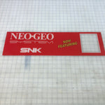 Vintage - Neo Geo Single Slot Arcade Marquee - Escape Pod Online