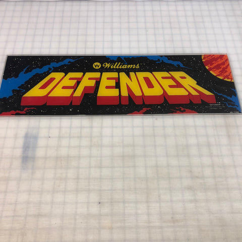 Vintage - Defender Arcade Marquee - Escape Pod Online