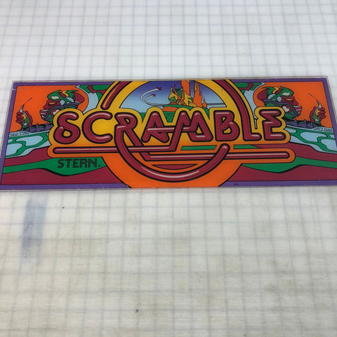 Vintage - Scramble Arcade Marquee - Escape Pod Online