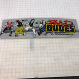 Vintage - Bad Dudes Arcade Marquee