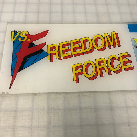 Vintage - Freedom Force VS Arcade Marquee - Escape Pod Online