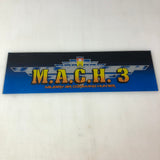 Vintage -  Mach 3 Arcade Marquee