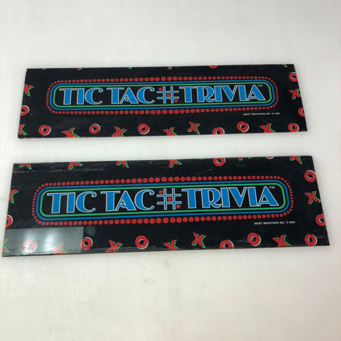 Vintage - Tic Tac Trivia Arcade Marquee - Escape Pod Online