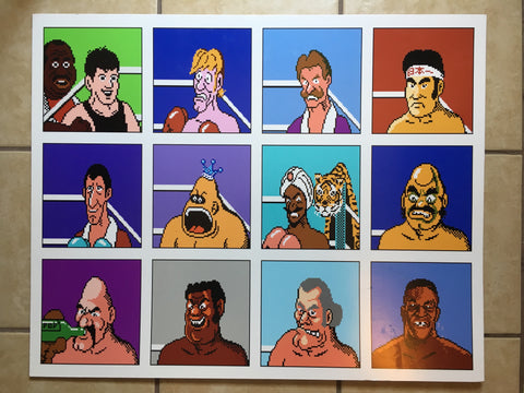 Punch-Out Mike Tyson's Wall Graphic - Escape Pod Online