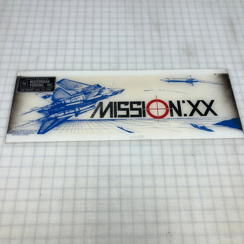 Vintage - Mission:XX Arcade Marquee - Escape Pod Online