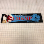 Vintage - Karate Champ Arcade Marquee - Escape Pod Online