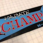 Vintage - Karate Champ Arcade Marquee - Escape Pod Online