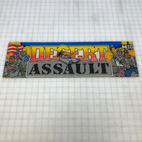 Vintage - Desert Assault Arcade Marquee - Escape Pod Online