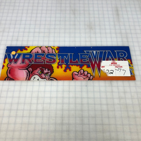 Vintage - Wrestle War Arcade Marquee - Escape Pod Online