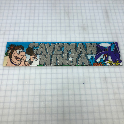 Vintage - Caveman Ninja Arcade Marquee - Escape Pod Online