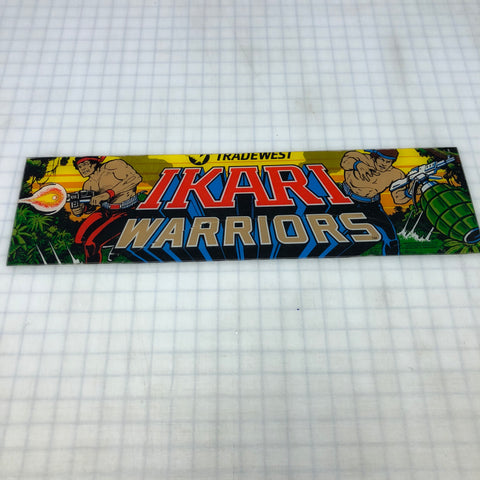 Vintage - Ikari Warriors Arcade Marquee - cut down - Escape Pod Online