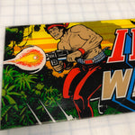 Vintage - Ikari Warriors Arcade Marquee - cut down - Escape Pod Online