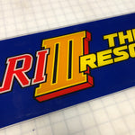Vintage - Ikari III The Rescue Arcade Marquee - Escape Pod Online