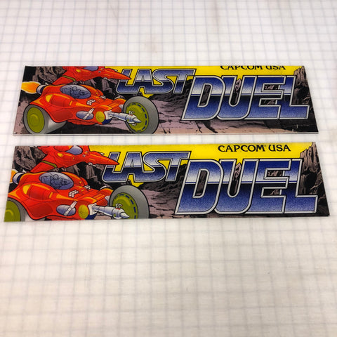 Vintage - Last Duel Arcade Marquee - Escape Pod Online
