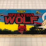 Vintage - Operation Wolf Arcade Marquee - Escape Pod Online