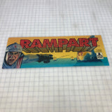 Vintage - Rampart Atari Arcade Marquee - Escape Pod Online