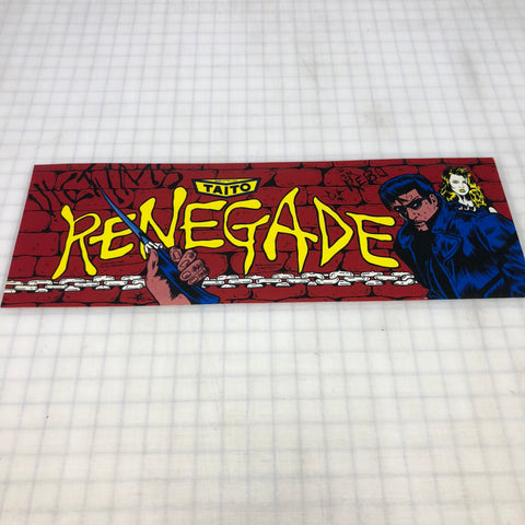 Vintage - Renegade Arcade Marquee