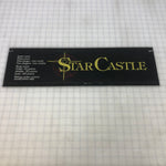 Vintage - Star Castle Arcade Marquee - Escape Pod Online