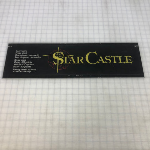 Vintage - Star Castle Arcade Marquee - Escape Pod Online