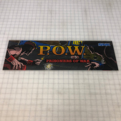 Vintage - POW Prisoner of War  Arcade Marquee