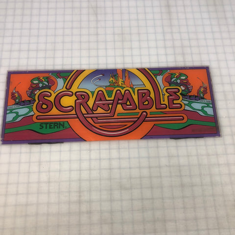 Vintage - Scramble Arcade Marquee - Escape Pod Online