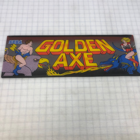 Vintage - Golden Axe Arcade Marquee - Escape Pod Online