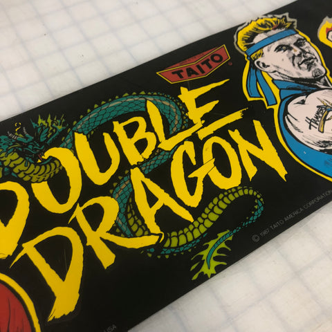 Vintage - Double Dragon Arcade Marquee