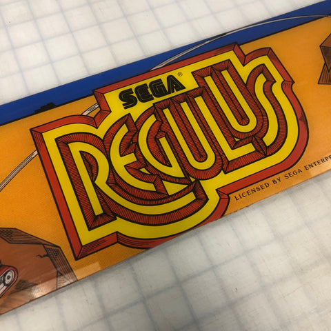 Vintage - Regulus Arcade Marquee - w/ backing paper - Escape Pod Online