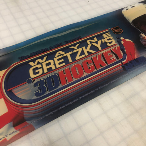 Vintage - Wayne Gretzky's 3D Hockey Arcade Marquee - Escape Pod Online