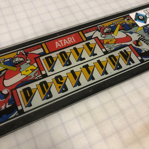 Vintage - Pole Position GLASS Arcade Marquee - Escape Pod Online