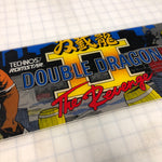 Vintage - Double Dragon II The Revenge Arcade Marquee - Escape Pod Online