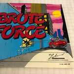 NOS Vintage - Brute Force Arcade Game Marquee - Escape Pod Online