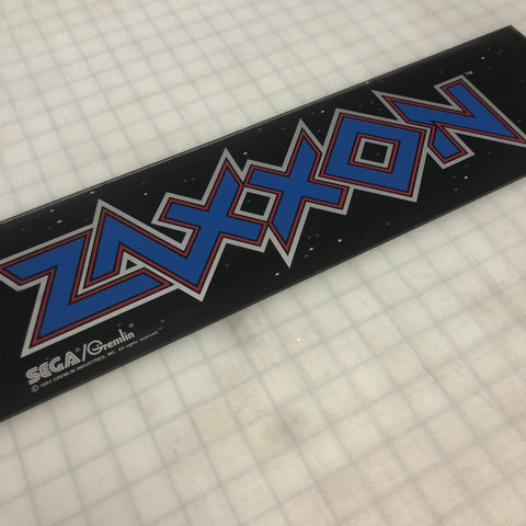 Vintage - Zaxxon Arcade Marquee - sticker in corner - Escape Pod Online