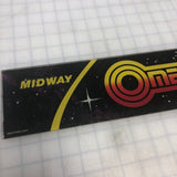 Vintage - Omega Race Arcade Marquee - Escape Pod Online