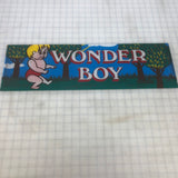 Vintage - Wonder Boy Arcade Marquee - Escape Pod Online