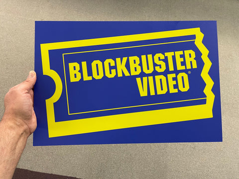 Blockbuster Video Sign - Escape Pod Online