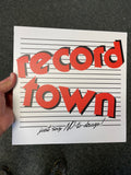 Record Town Sign - Escape Pod Online
