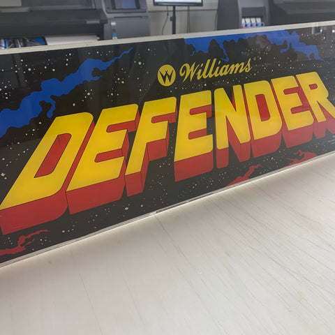 Vintage - Defender Arcade Marquee 2 - Escape Pod Online