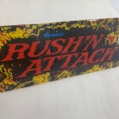 Vintage - Rush'n Attack Arcade Marquee - Escape Pod Online