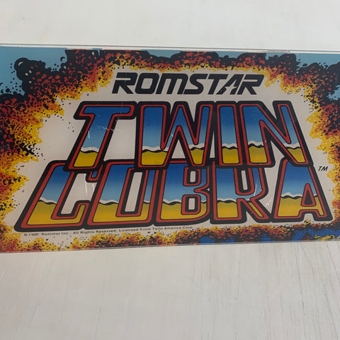 Vintage - Twin Cobra Arcade Marquee - Escape Pod Online