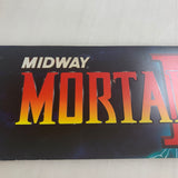 Vintage - Mortal Kombat II Arcade Marquee Translite - Escape Pod Online