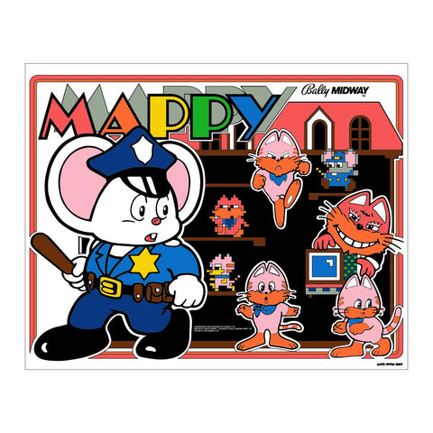 Mappy Arcade Marquee Plex Glass - Escape Pod Online