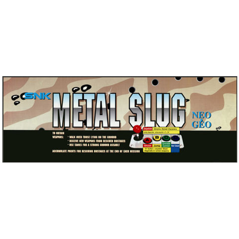 Metal Slug Arcade Marquee - Escape Pod Online